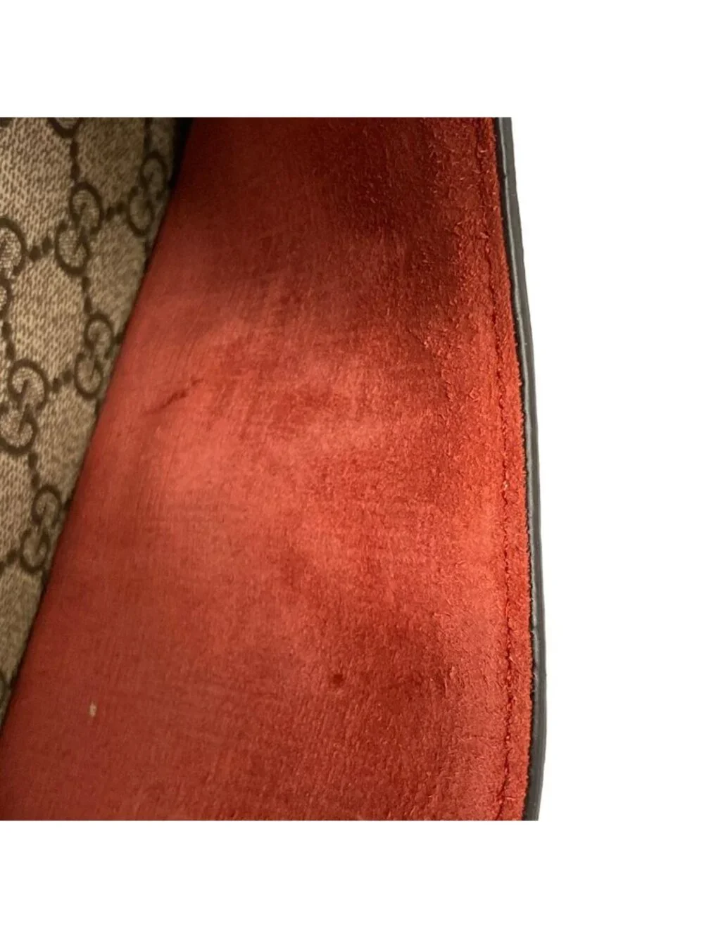 Gucci Shoulder Bag Dionysus Beige Brown Red